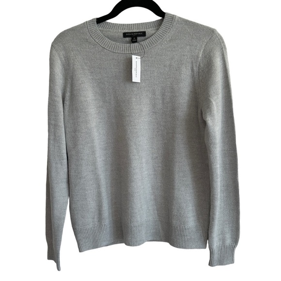 NWT Banana Republic Lofty Sweater, Gray, Size M - Picture 2 of 7